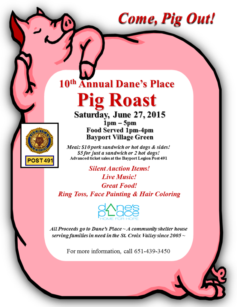 Pig Roast 2015 Flyer - PNG