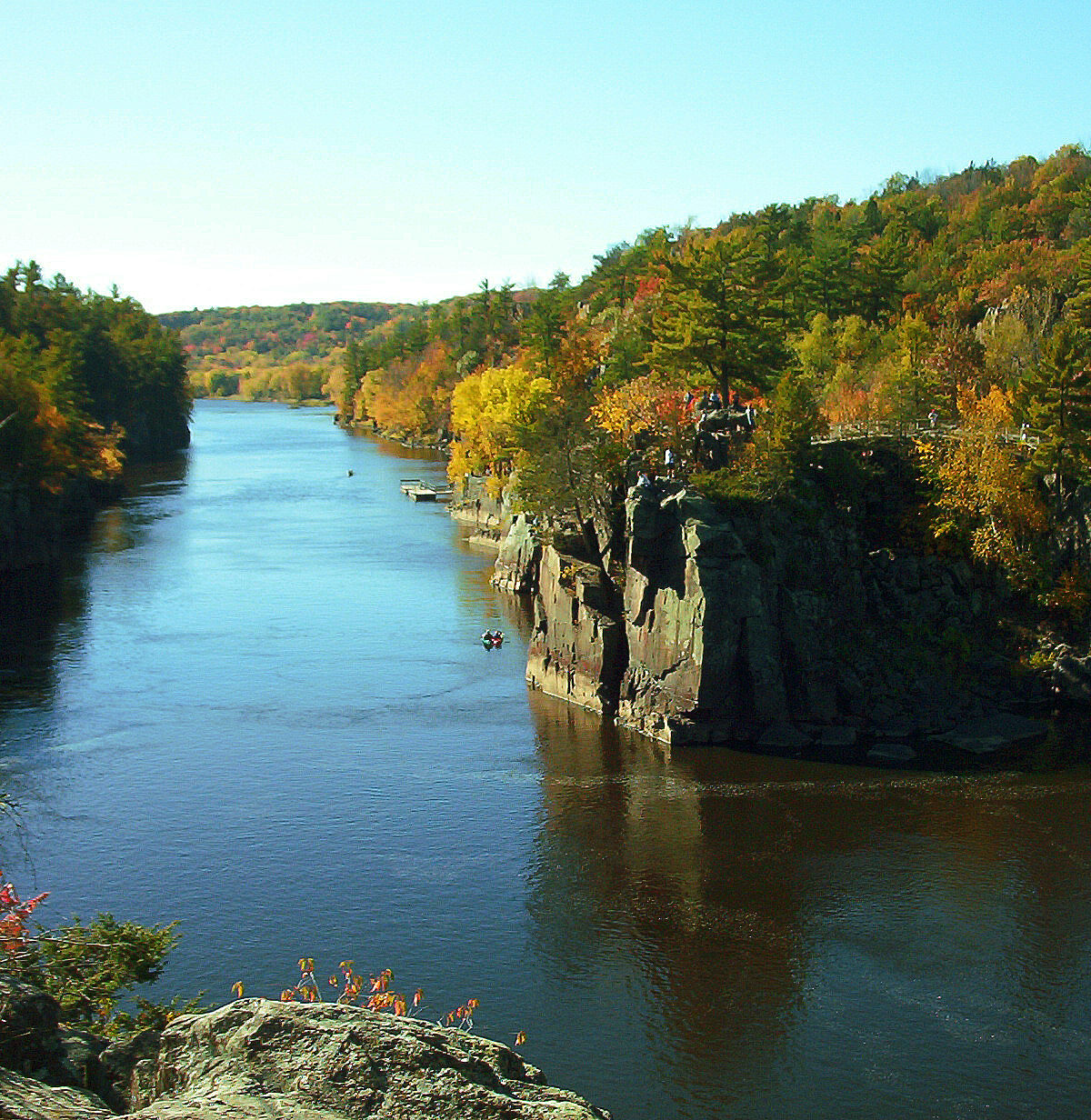 Taylors Falls Overlook - South: Panoramic Views Of The St. Croix River Valley